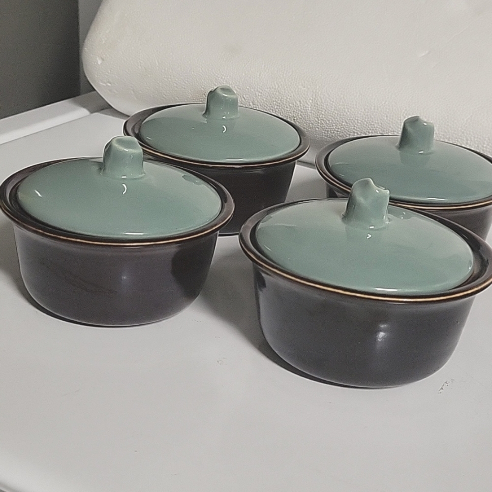 Vintage Red Wing Pottery Individual Casserole Dishes